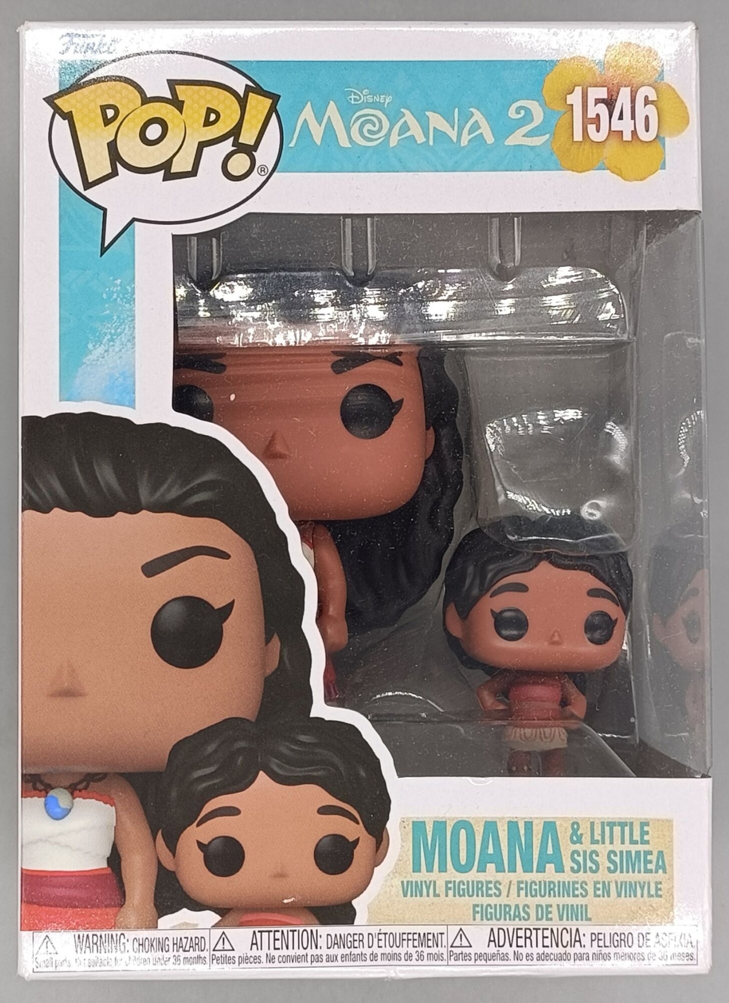 1546 Moana & Little Sis Simea - Disney Moana 2 - Funko POP - Box Damaged