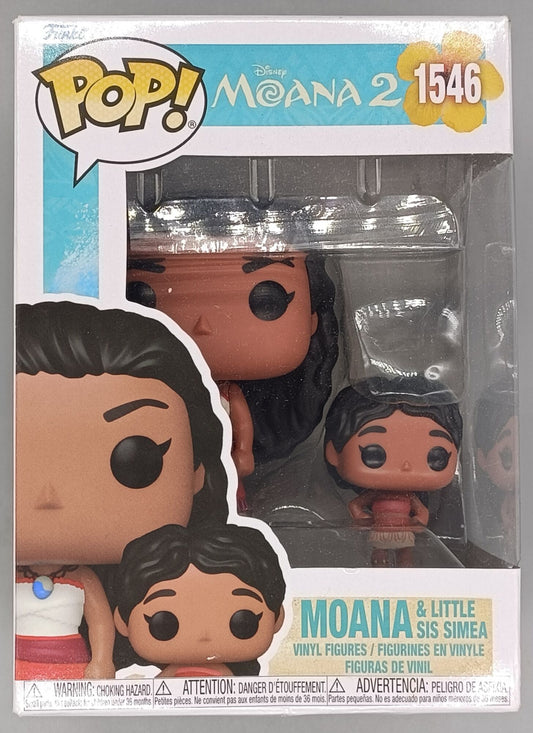 1546 Moana & Little Sis Simea - Disney Moana 2 - Funko POP - Box Damaged