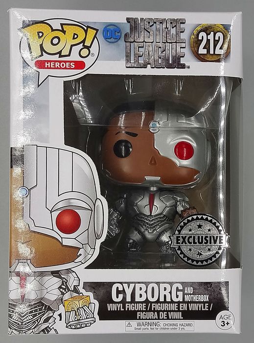 #212 Cyborg (and Motherbox) - Justice League Funko POP