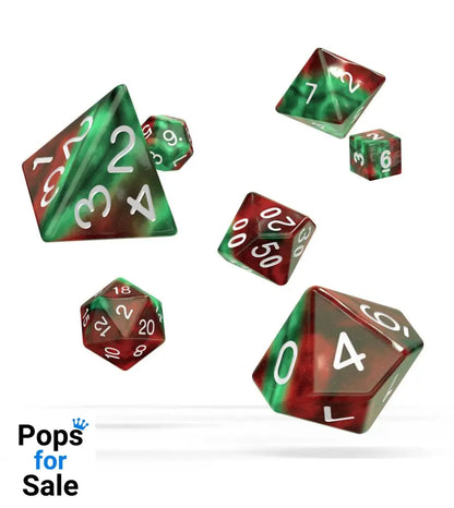 Oakie Doakie Dice RPG Set Gemidice - Bloody Jungle (7) Dice