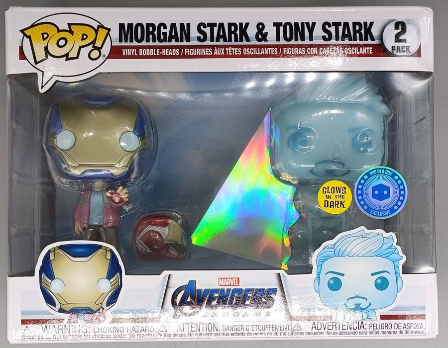Morgan Stark & Tony Stark Marvel Avengers - Box Damaged Funko POP