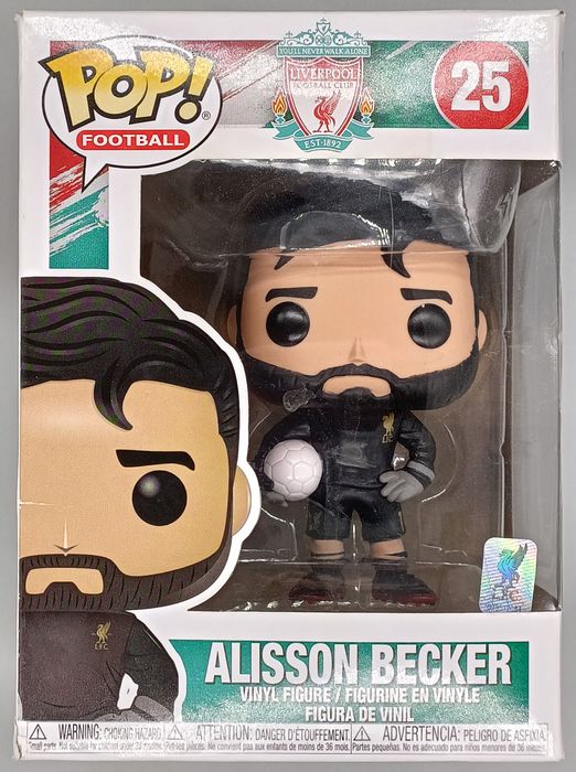 #25 Alisson Becker - Liverpool FC - Box Damaged Funko POP