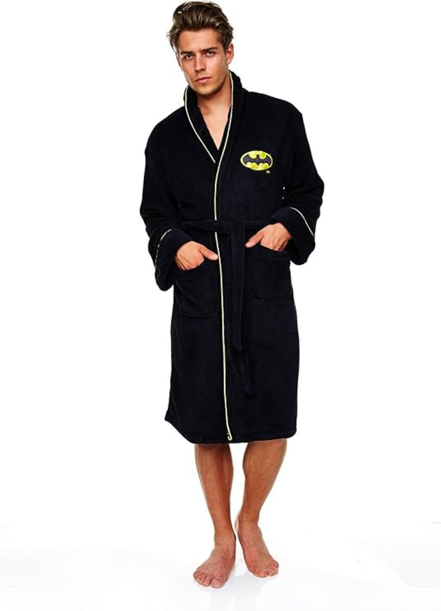 Batman: Adult Fleece Hoodless Robe