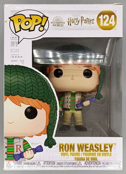 124 Ron Weasley (Holiday) - Harry Potter - Box Damaged Funko POP