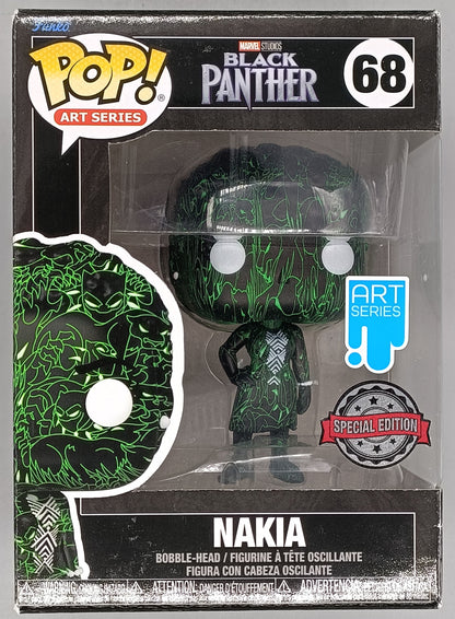 #68 Nakia - Art Series - Marvel Black Panther - Box Damaged Funko POP