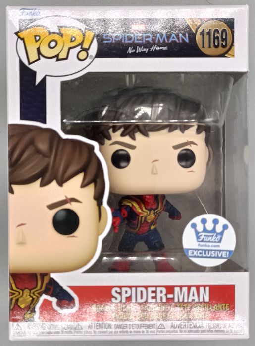 1169 Spider-Man (Unmasked) Marvel No Way Home Funko POP