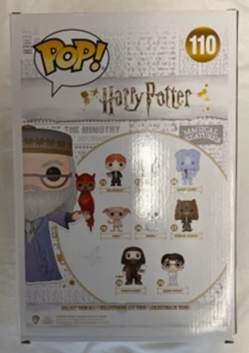 #110 Albus Dumbledore (with Fawkes) 10 Inch - Harry Potter Damaged Box Funko POP