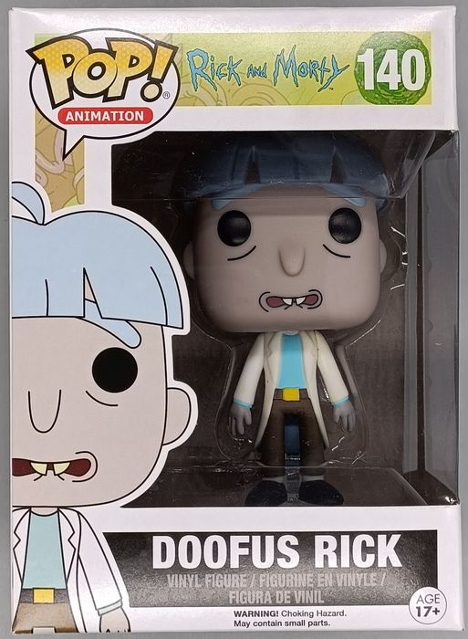 #140 Doofus Rick - Rick and Morty - Box Damaged Funko POP