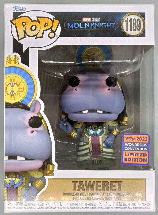 #1189 Taweret - Marvel Moon Knight - 2023 Con - Box Damaged Funko POP