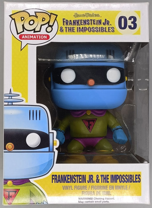 03 Frankenstein Jr. and the Impossibles - Hanna Barbera -Funko POP - Box Damaged