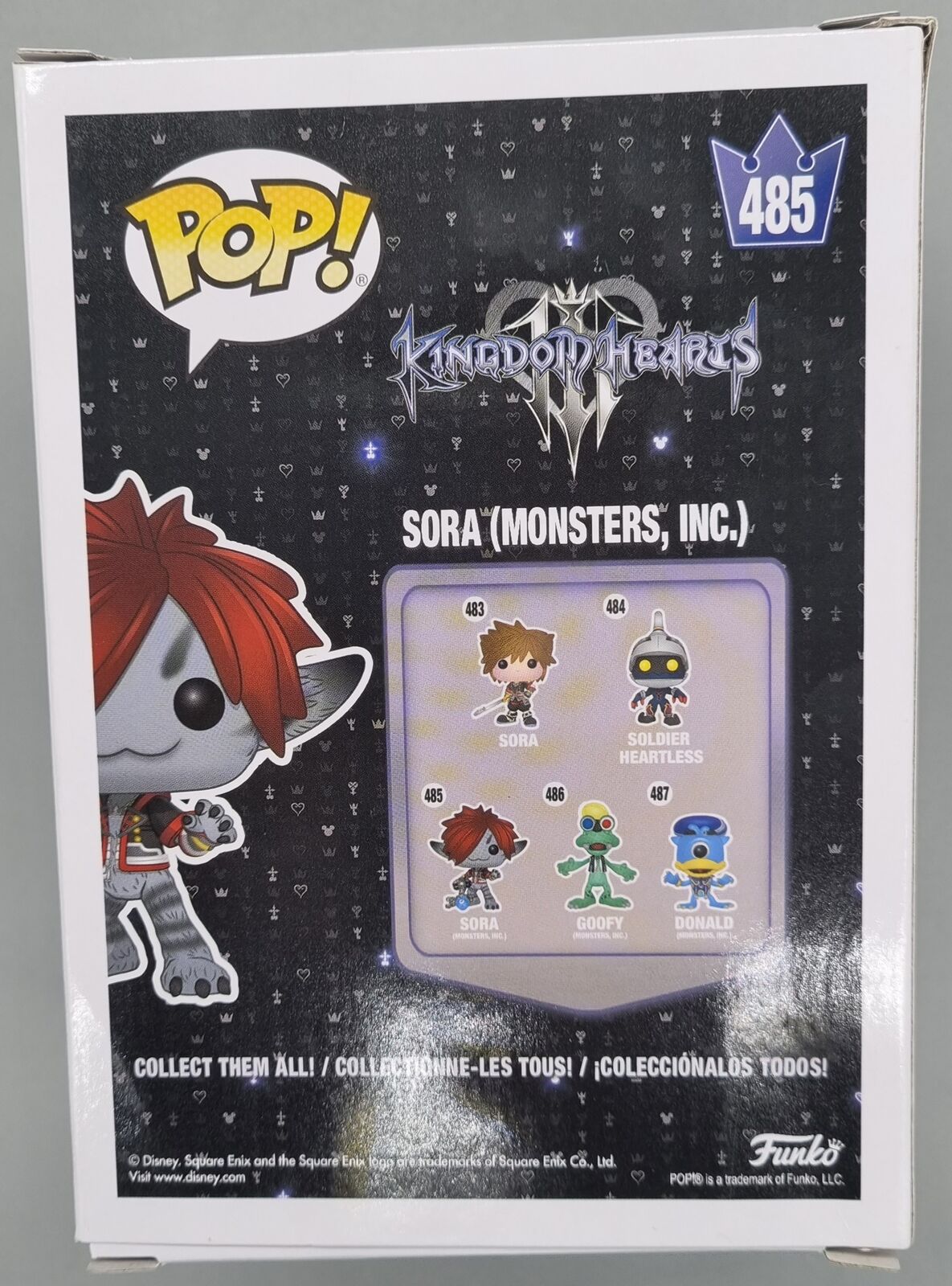 #485 Sora (Monsters Inc.) - Flocked Disney - Kingdom Hearts Funko POP