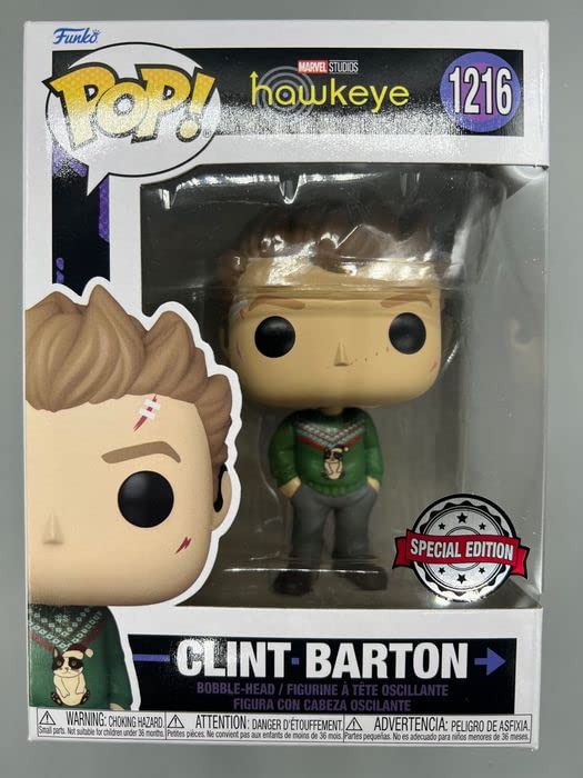 1216 Clint Barton (Christmas) - Marvel Hawkeye Funko POP