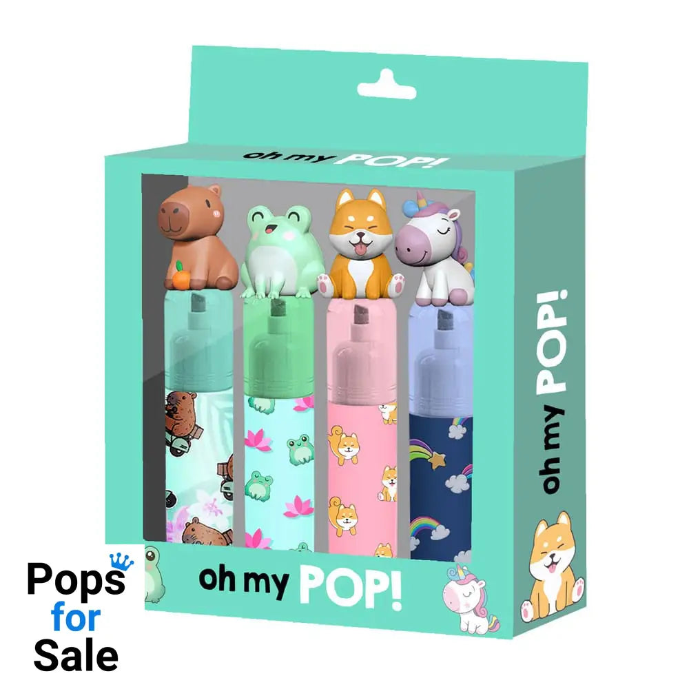 Oh My Pop! Highlighters 4-Pack Stationery