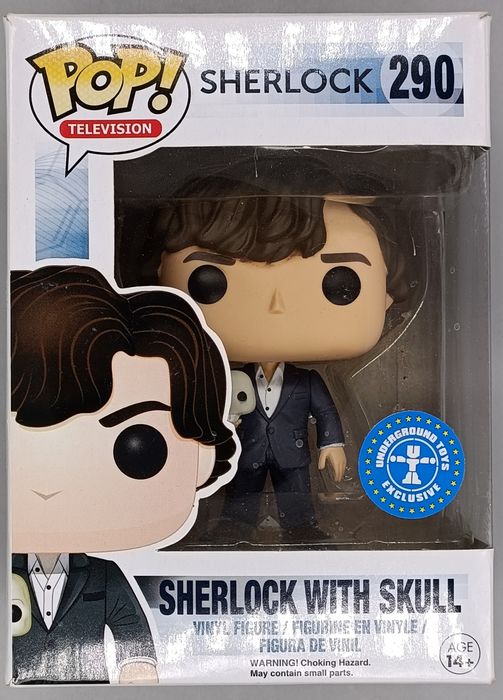 290 Sherlock with Skull - Sherlock - Box Damaged Funko POP
