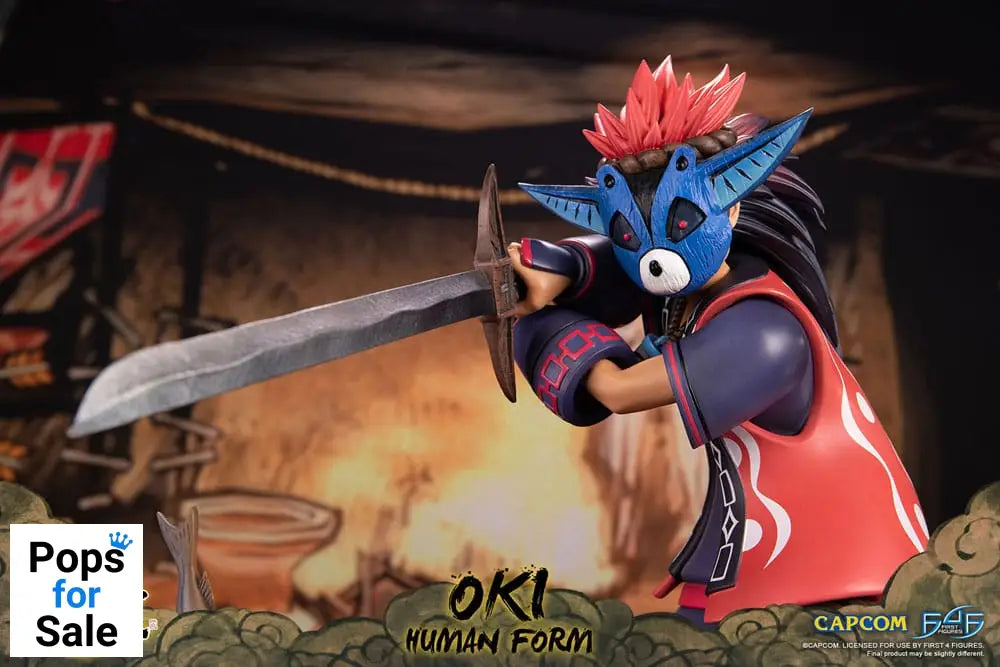 Okami Statue Oki (Human Form) 38 cm