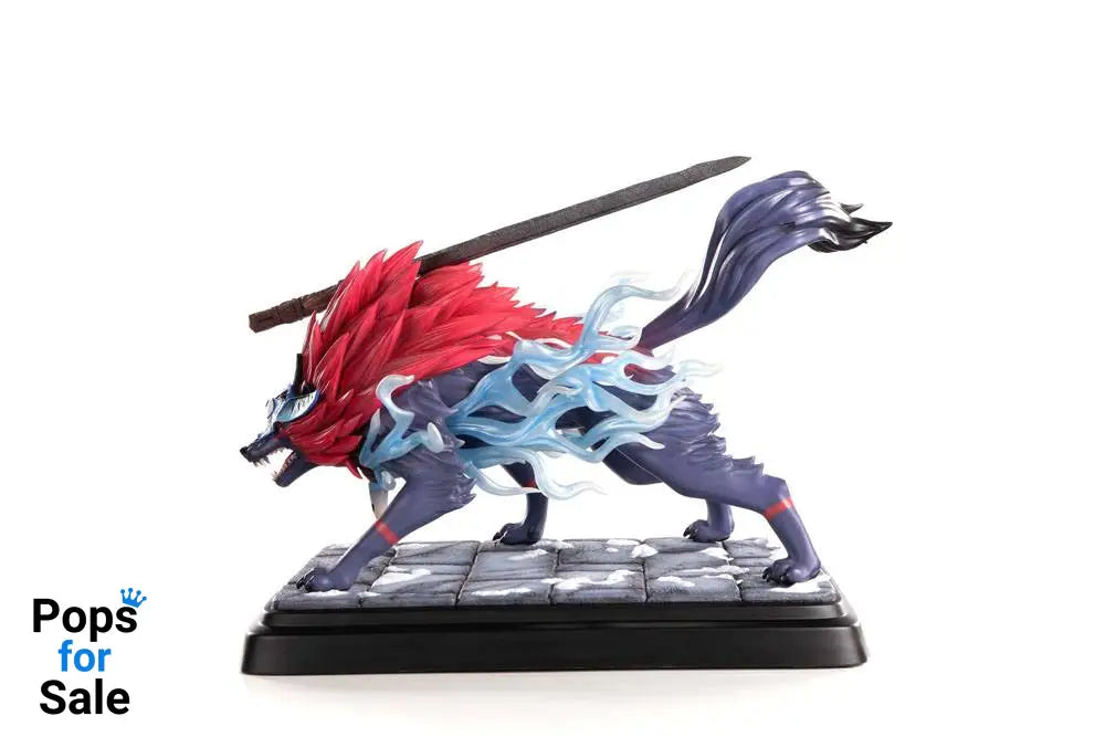 Okami Statue Oki (Wolf Form) 35 cm