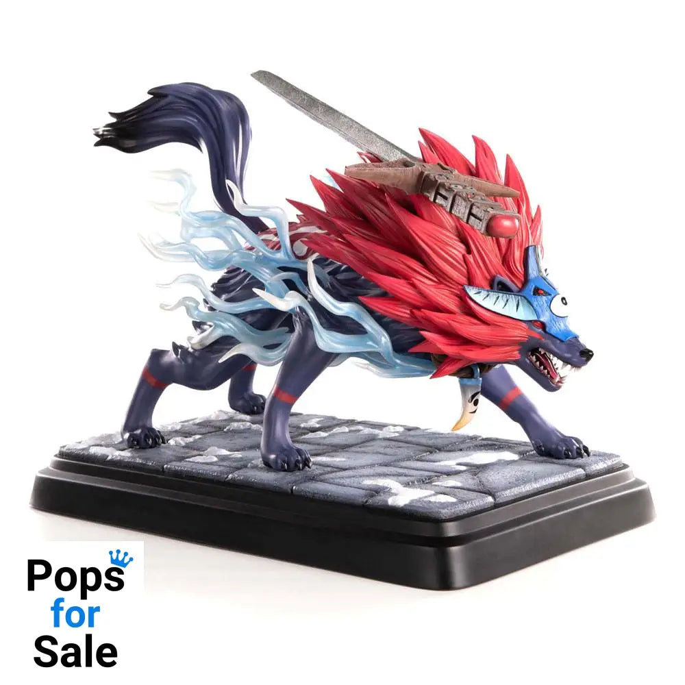 Okami Statue Oki (Wolf Form) 35 cm