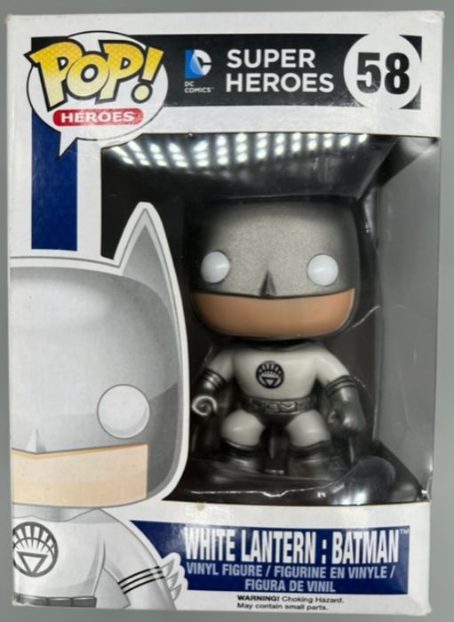 #58 White Lantern: Batman - DC Super Heroes - Box Damaged Funko POP