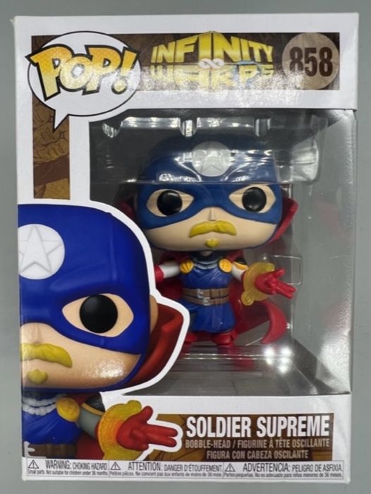 858 Soldier Supreme - Marvel Infinity Warps - Funko POP - Box Damaged