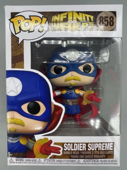 858 Soldier Supreme - Marvel Infinity Warps - Funko POP - Box Damaged