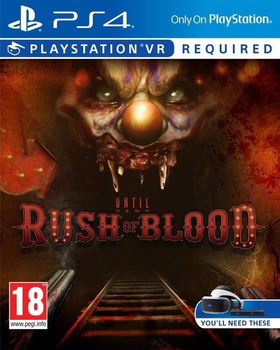 Until Dawn: Rush of Blood (PSVR) for Playstation 4 (PS4) - [NEW]