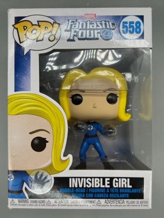 558 Invisible Girl - Marvel Fantastic Four - Box Damaged Funko POP