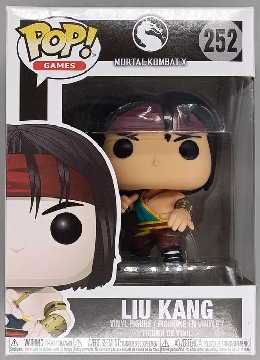 #252 Liu Kang - Mortal Kombat X - Box Damaged Funko POP