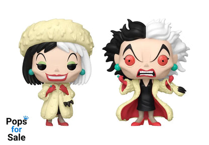 One Hundred and One Dalmatians POP! Vinyl Figures Cruella De Vil with Chase 9 cm Assortment (6) POP! Figures