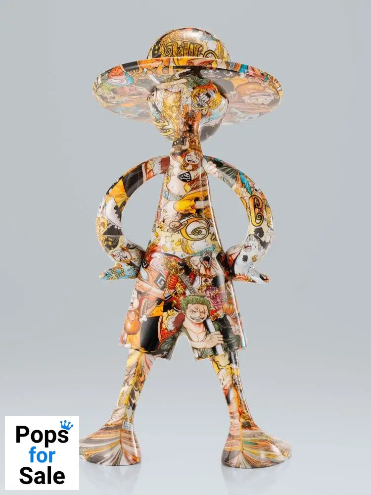 One Piece 1000 Logs Anniversary Luffy's ArtCanvas Figure 1/8 Luffy 22 cm