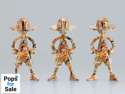 One Piece 1000 Logs Anniversary Luffy's ArtCanvas Figure 1/8 Luffy 22 cm