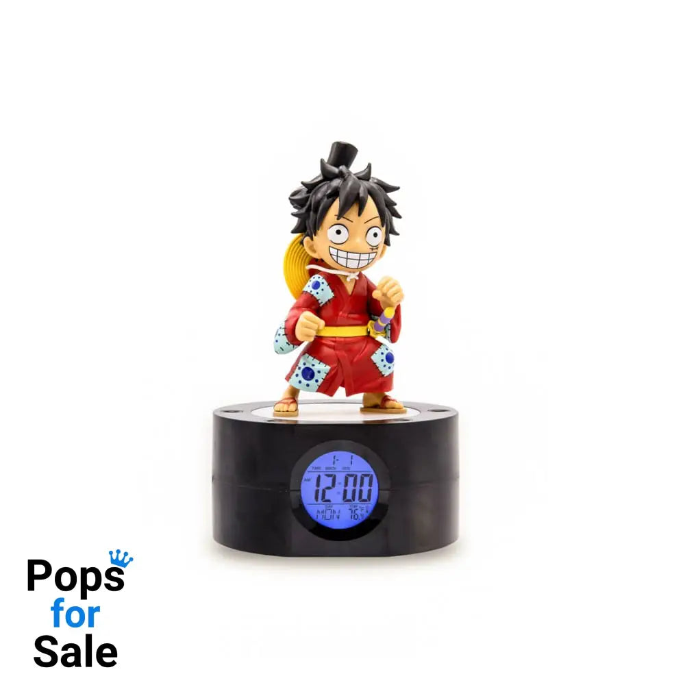 One Piece Alarm Clock with Light Ruffy 18 cm Clocks & Watches