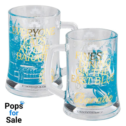 One Piece Beer Pint Glass