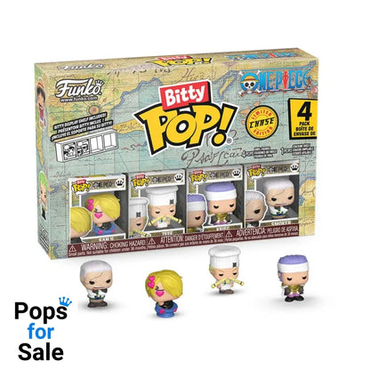 One Piece Bitty POP! Vinyl Figure 4-Pack Sanji 2,5 cm