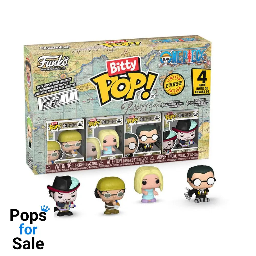 One Piece Bitty POP! Vinyl Figure 4-Pack Usopp 2,5 cm Funko POP POP! Figures Mini-figures