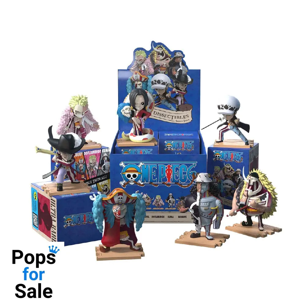 One Piece Blind Box Hidden Dissectibles Series 4 (Warlords ed.) Display (6)
