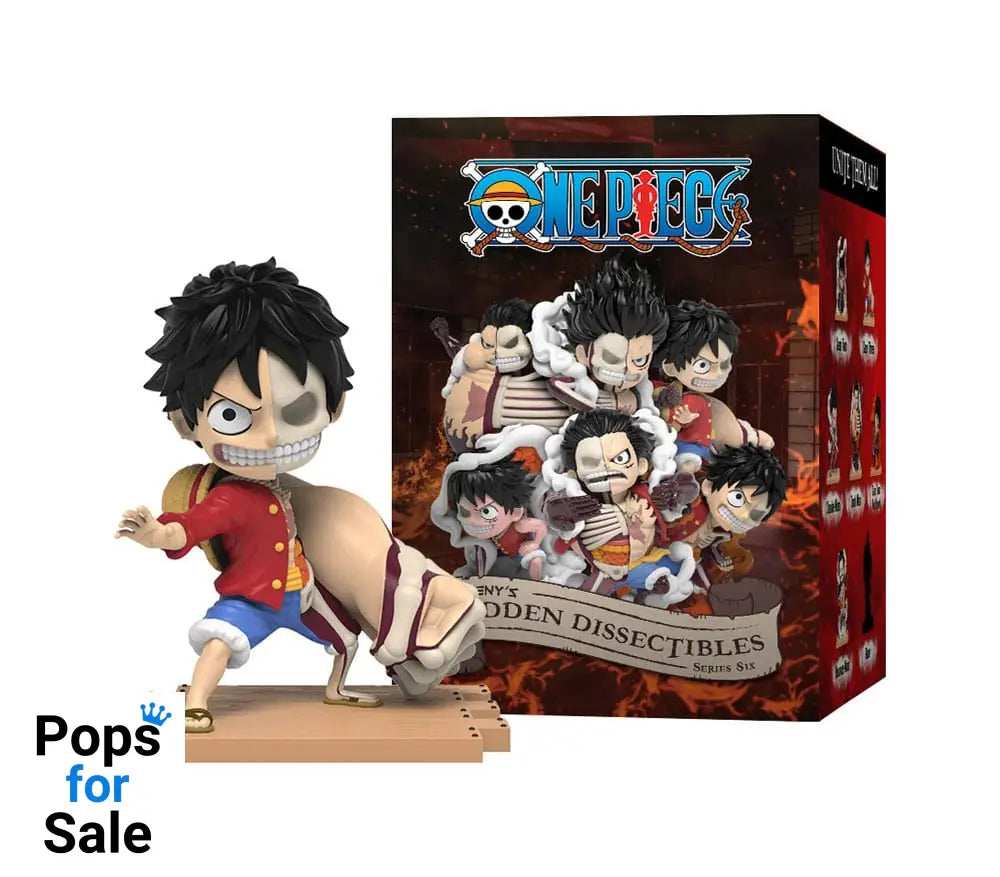 One Piece Blind Box Hidden Dissectibles Series 6 (Luffy Gear’s) Display (6) Statues