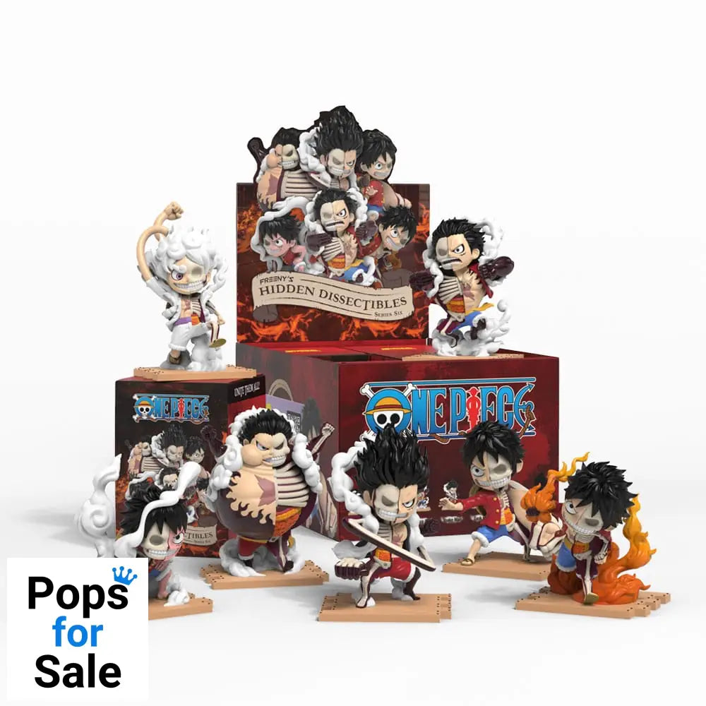 One Piece Blind Box Hidden Dissectibles Series 6 (Luffy Gear’s) Display (6) Statues
