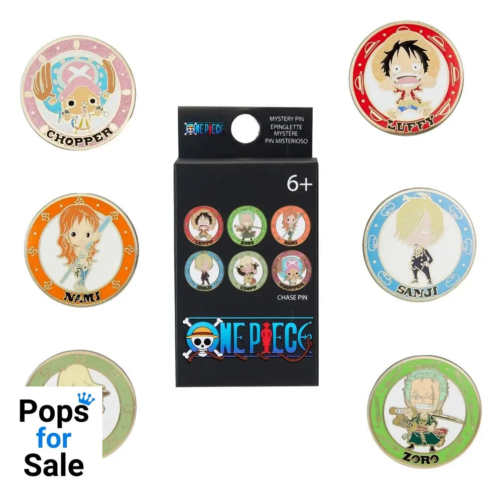 One Piece by Loungefly Enamel Pins Blind Box Chibi Assortment (12)