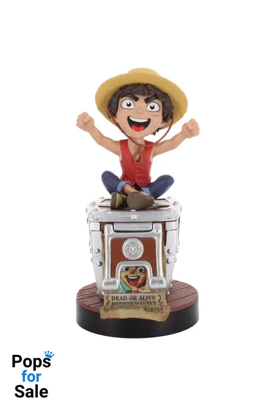 One Piece Cable Guys Charging Stand Luffy Wanted Poster 21 cm