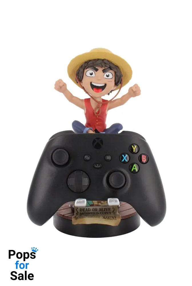 One Piece Cable Guys Charging Stand Luffy Wanted Poster 21 cm