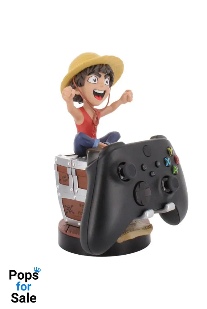 One Piece Cable Guys Charging Stand Luffy Wanted Poster 21 cm