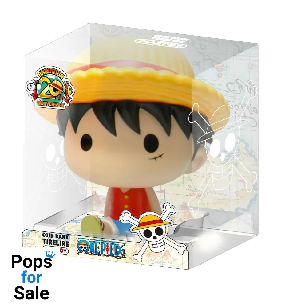 One Piece Chibi Bust Bank Luffy 15 cm