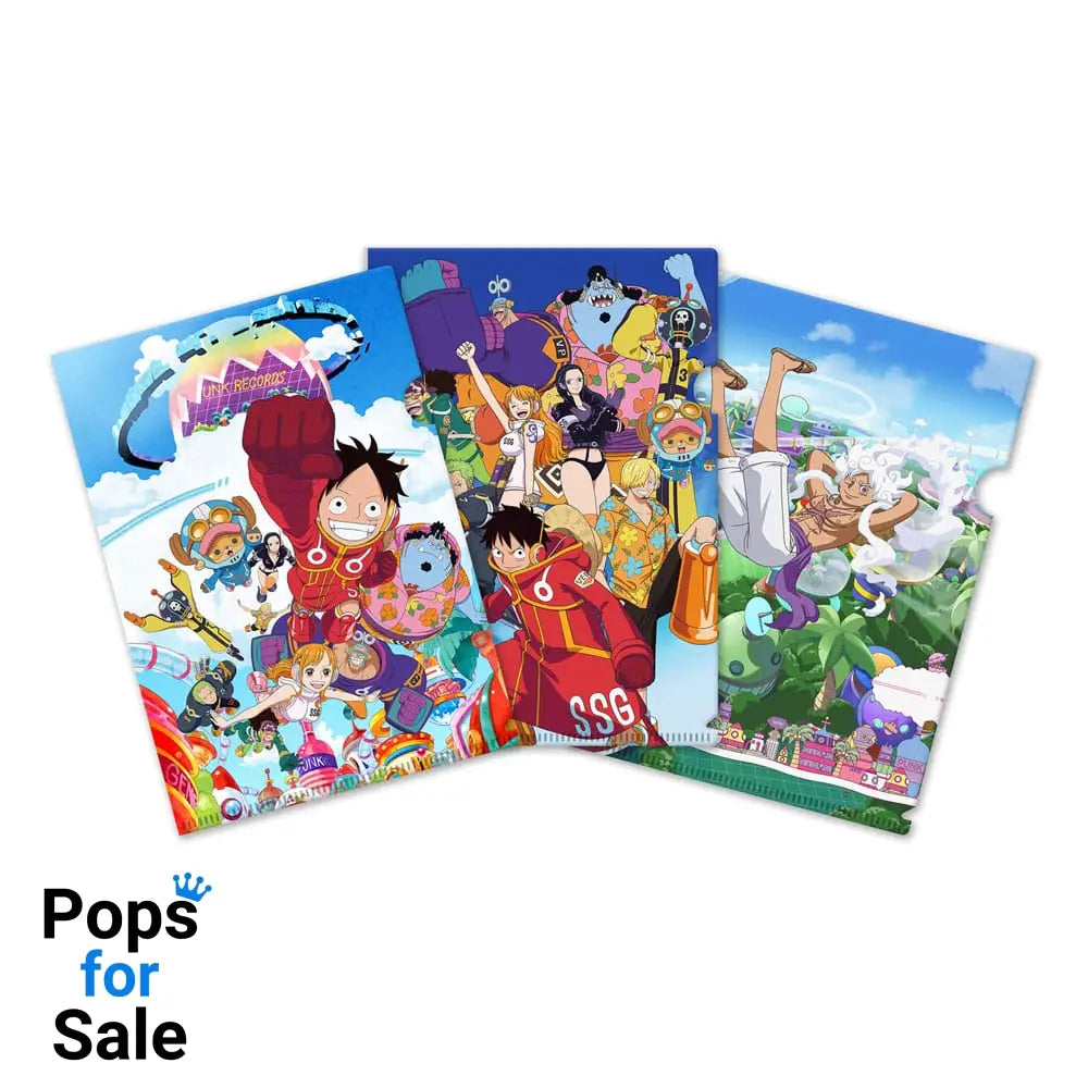 One Piece Clearfile 3-Set Egghead Saga Stationery