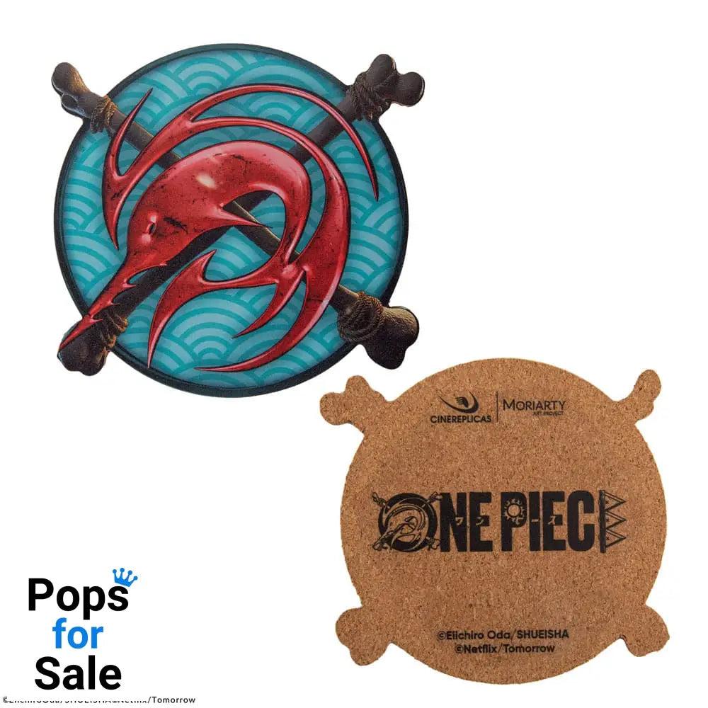 One Piece Coaster 4-Pack Characters #1 Glasses & Coasters