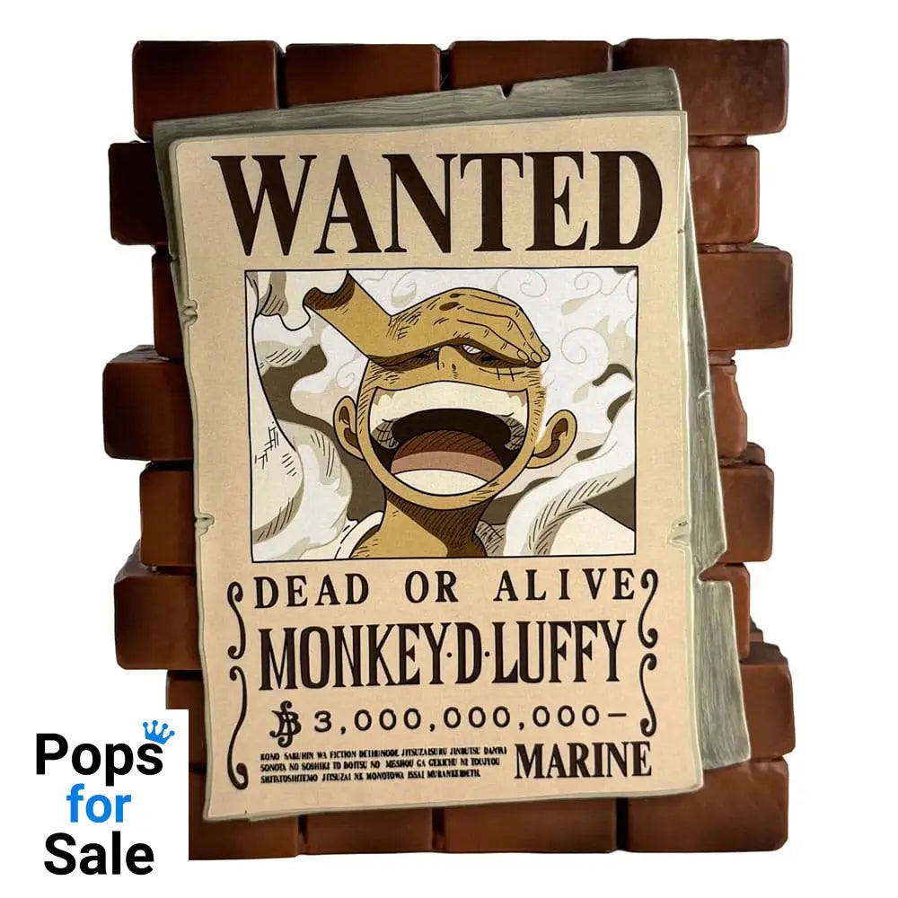 One Piece Coin Bank Luffy Wanted Banks