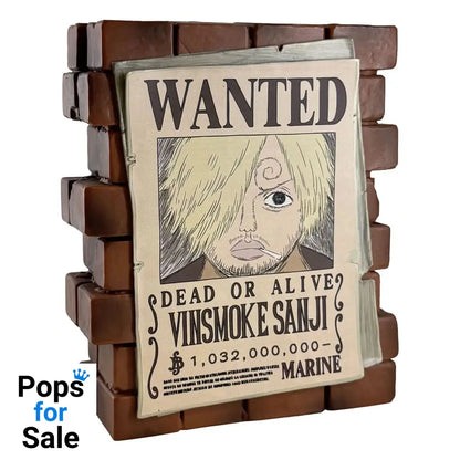 One Piece Coin Bank Sanji Wanted