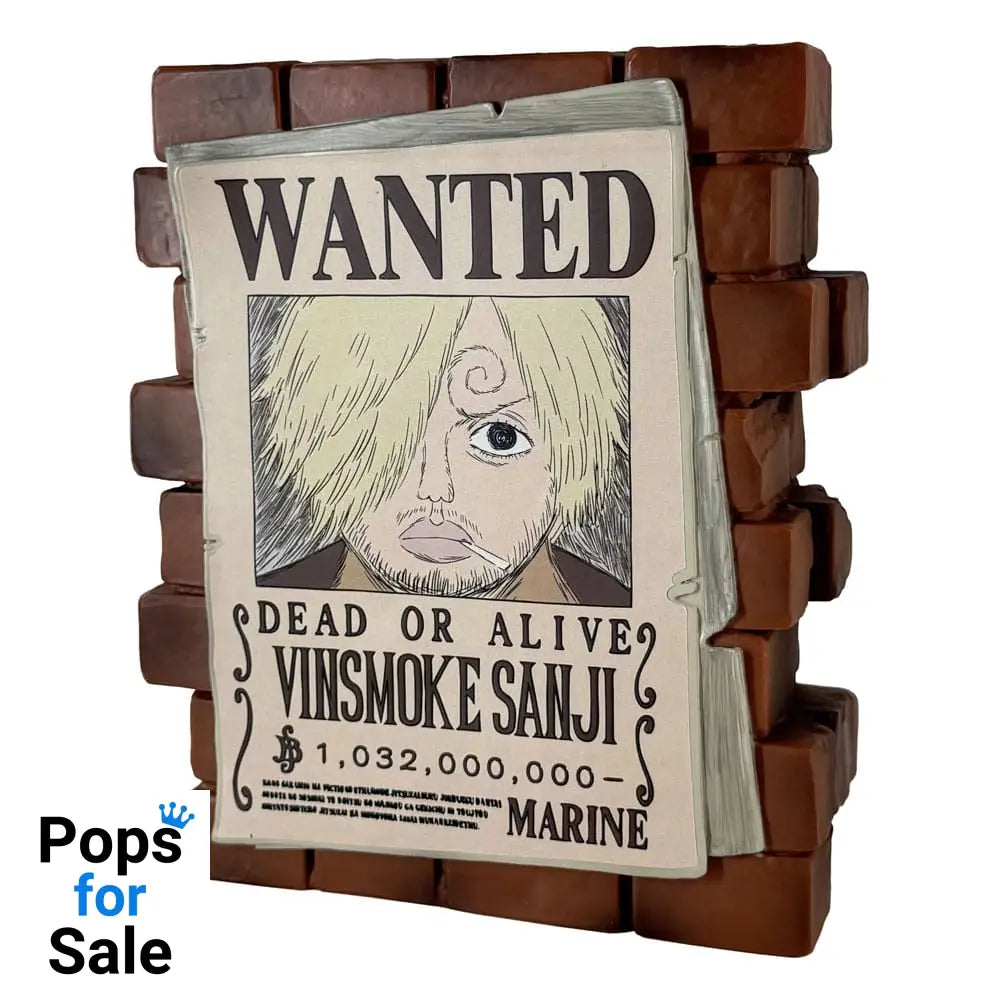 One Piece Coin Bank Sanji Wanted