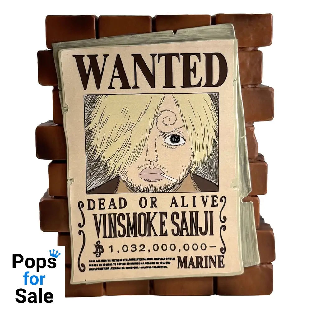 One Piece Coin Bank Sanji Wanted Banks