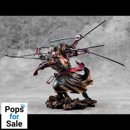 One Piece Excellent Model P.O.P PVC Statue SA-Maximum Roronoa Zoro Ver. Demon Spirit Kyuutouryuu Asura 17 cm