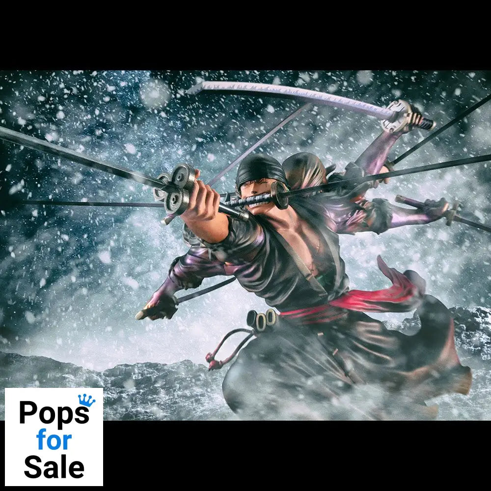 One Piece Excellent Model P.O.P PVC Statue SA-Maximum Roronoa Zoro Ver. Demon Spirit Kyuutouryuu Asura 17 cm